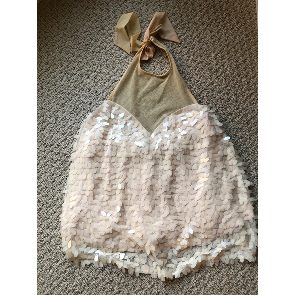 ASOS Sequin Halter Top